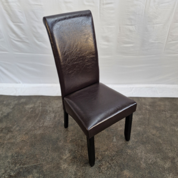 LOT108 - 03 Knight Dining Chair Brown
