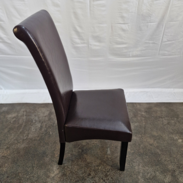 LOT108 - 04 Knight Dining Chair Brown