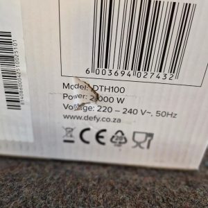 Defy 2000W Tower Fan Heater