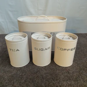 20250618_113421 Royal Homeware Bread Bin with Canister (Enzo Cream)